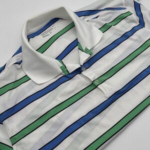 Nike Golf‎ Tour Performance Short Sleeve Polo Mens XL Striped  Lightweight